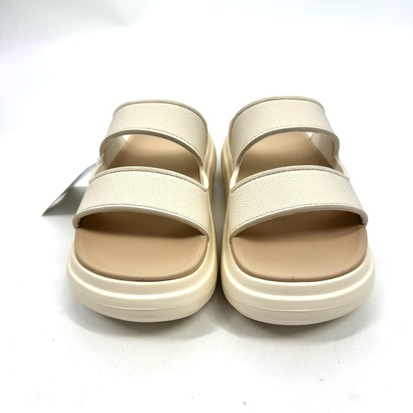 NWT Reef Cushion Bondi 2 Bar Platform Sandals in Vintage/Oasis - Picture 3 of 7